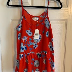 NWT Ruffle Bottom Tank Top